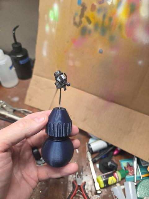 Pin Vise Paint Handle 3D model thumbnail