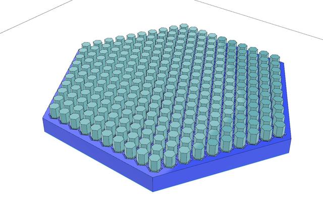 Large Version of the Push-Pin Fidgit Toy 3D model thumbnail