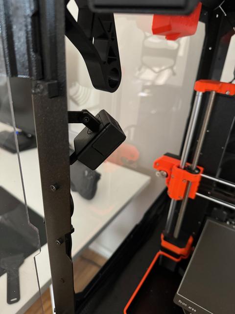 Original Prusa Enclosure ESP32 cam holder 3D model thumbnail