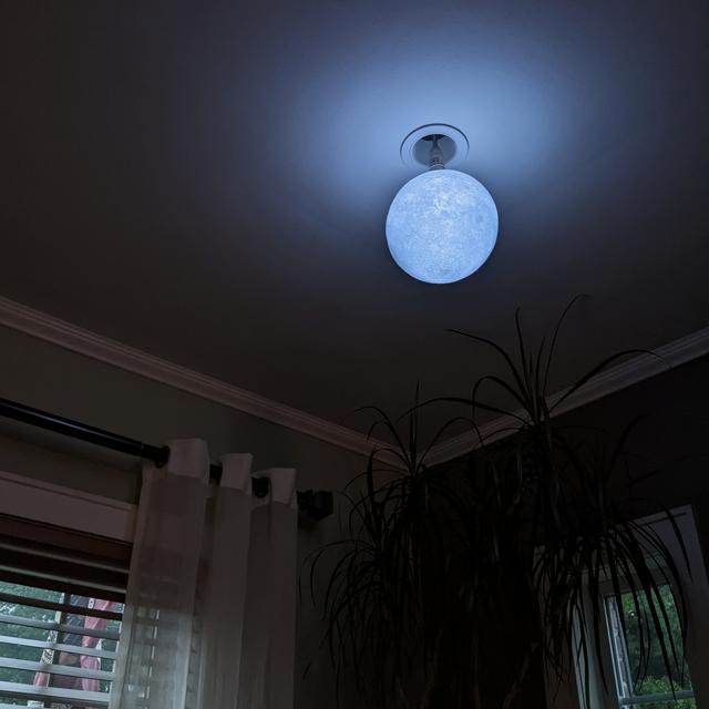 Philips Hue Bulb Adapter Ring for Overhead Recessed Lighting / High Hats 3D model thumbnail