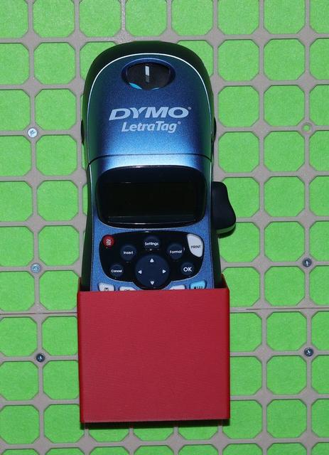 Dymo LetraTag holder for OpenGrid 3D model thumbnail