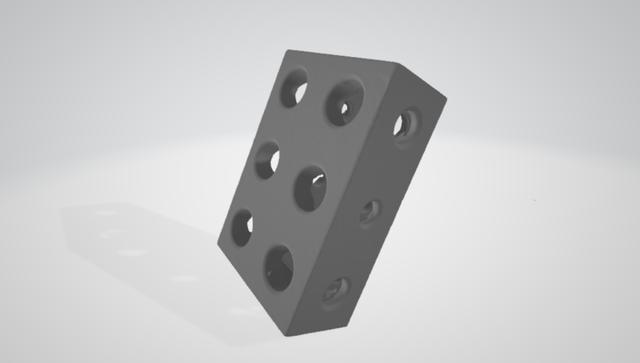3D Scanned Block Gauge 3D model thumbnail