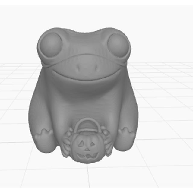 tricker treater frog  3D model thumbnail