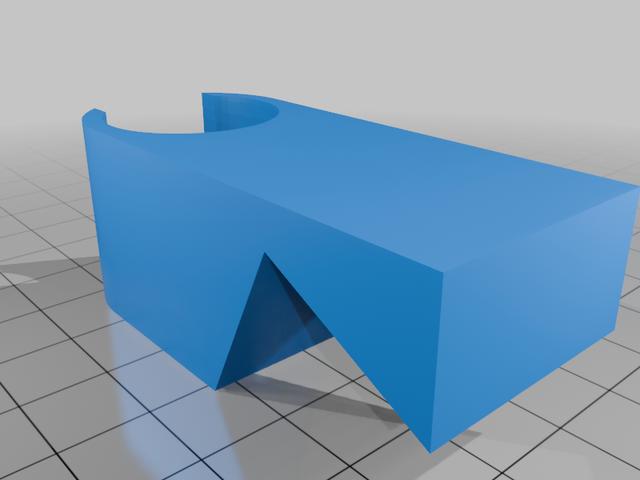 table holder for forearm crutches  3D model thumbnail