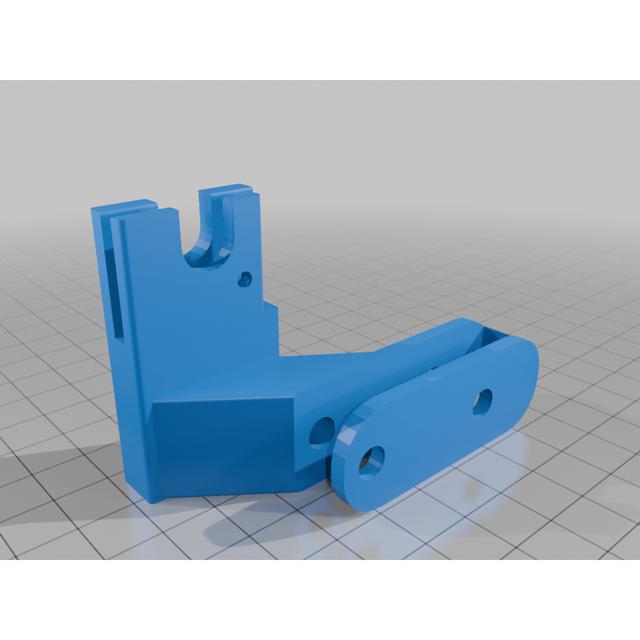 Tronxy XY2 Pro Double Filament Guide 3D model thumbnail