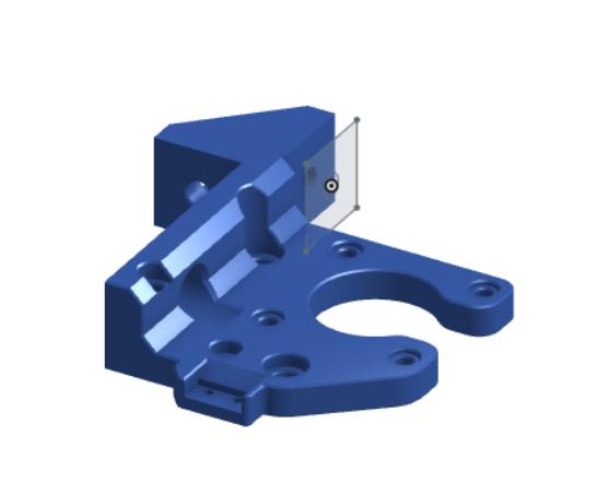 Ender NG Motor Mounts for 350 and 355 Top Rear section 3D model thumbnail