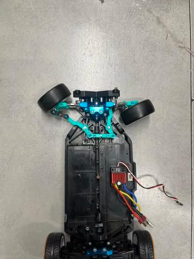 Tamiya TT-02 Steering Rwd Conversion 3D model thumbnail