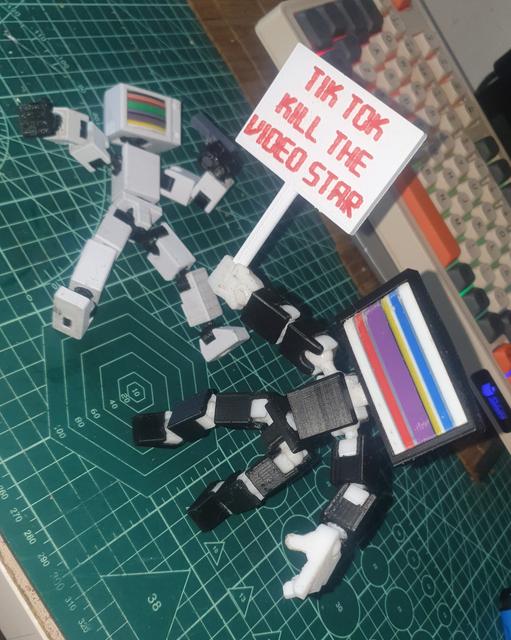 Monitor/Flat screen Head for MINI 13 / LUCKY13 / EASY 13 3D model thumbnail