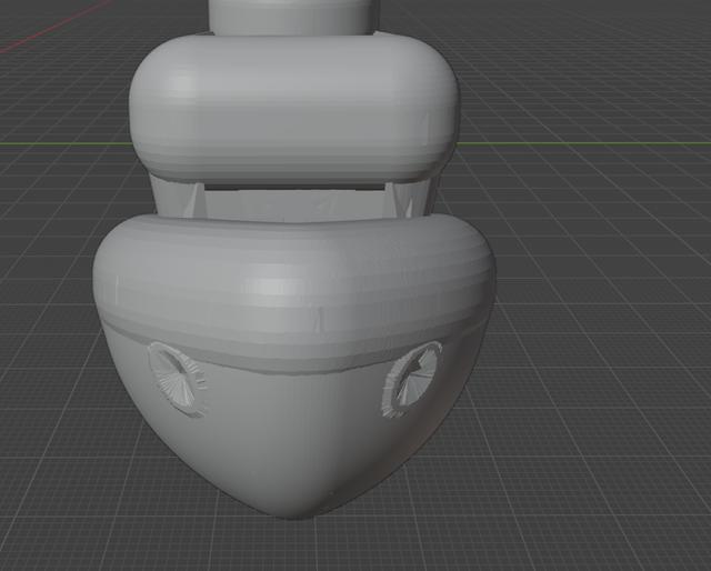 poofy benchy 3D model thumbnail