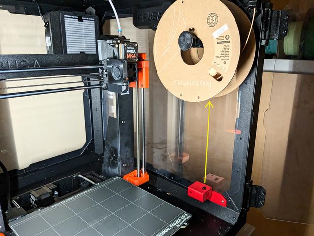 ESP32 Camera Support for Prusa Enclosure - Filament Monitoring 3D model thumbnail