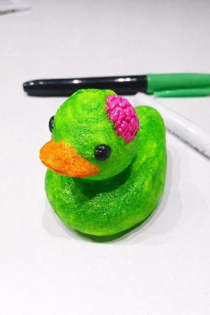 tpu zombie duck 3D model thumbnail