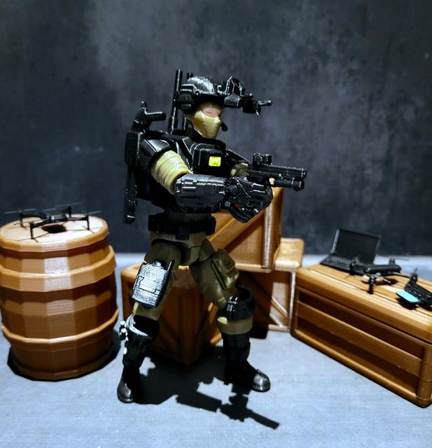 Dummy 13 Mercenary Team - The Recon 3D model thumbnail