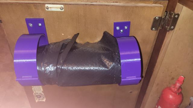 110mm trash bag hold with locking top 3D model thumbnail