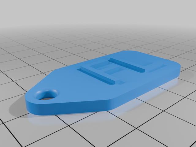 Position tags for spare tyre set 3D model thumbnail