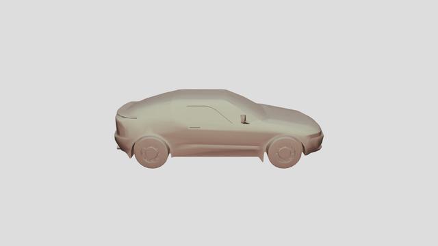 TOYOTA SERA scale1-65 lowpoly for 3D-printing 3D model thumbnail