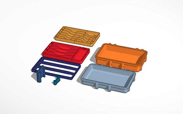 Drill bit case 1 to 10mm 3D model thumbnail