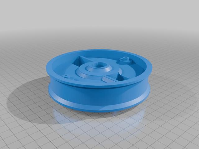 Pulley Hecht 1845 / Riemenscheibe 3D model thumbnail