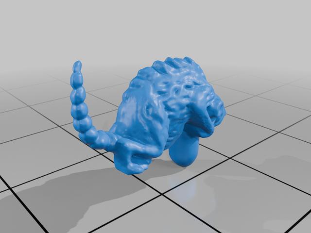 Heroquest - Decorations 3D model thumbnail