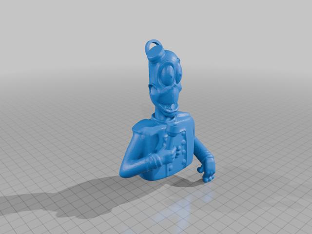 No Legs Larry Keychain (Phantom Theater) 3D model thumbnail