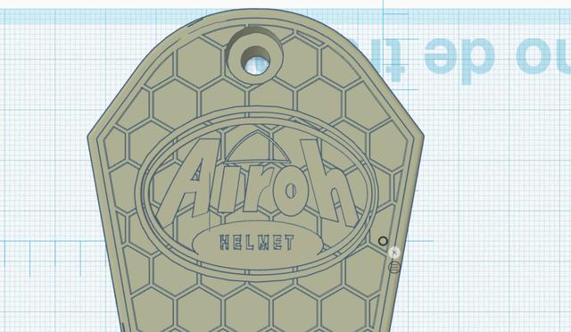 Hook Airoh 3D model thumbnail