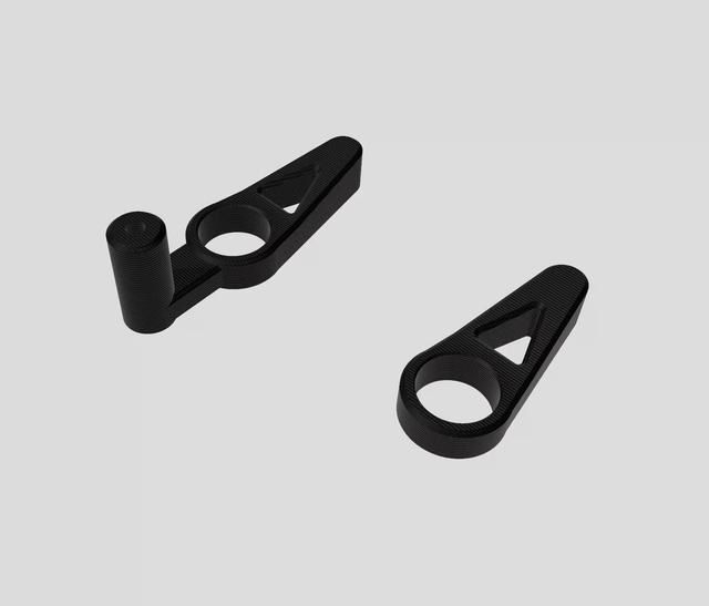 RC10 Bellcrank Steering – Horizontal Servo Mount (Factory Works Hardware) 3D model thumbnail