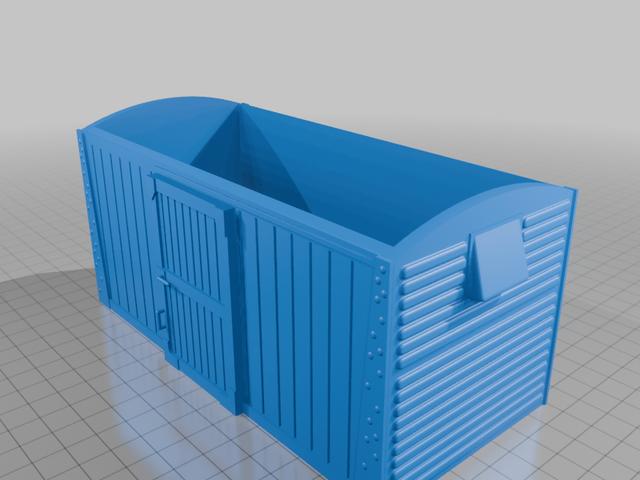 Gauge 1 Thomas LNER 12 Ton Van Replica 3D model thumbnail