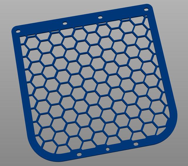 Prusa Face Shield — Traceable Template 3D model thumbnail