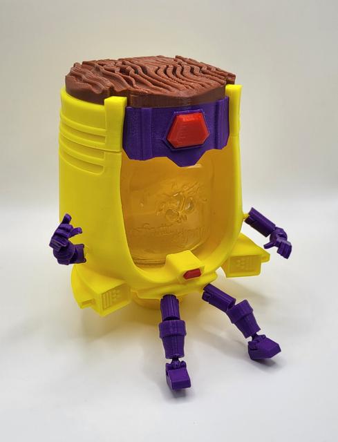 M.O.D.O.K. mini mason jar lid 3D model thumbnail