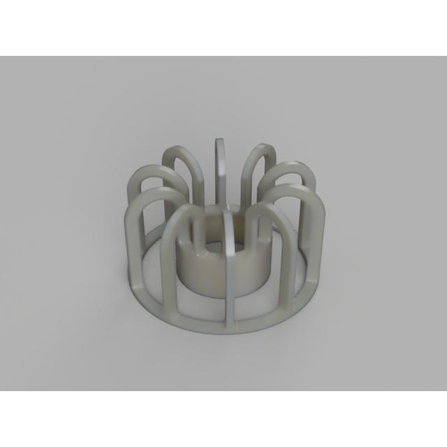 Aquarium intake strainer 3D model thumbnail