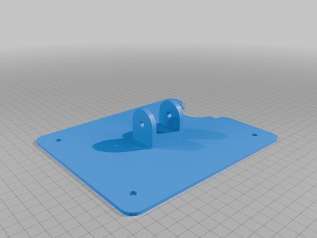 Mount plate for Magcubic HY350 for "Projector Ceiling Mount" 3D model thumbnail