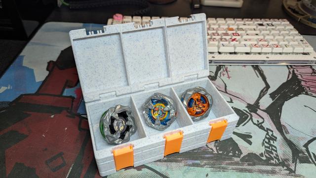Donut's Beyblade X Deck Box 3D model thumbnail