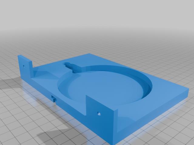 Shelf for Wireless charger 3D model thumbnail