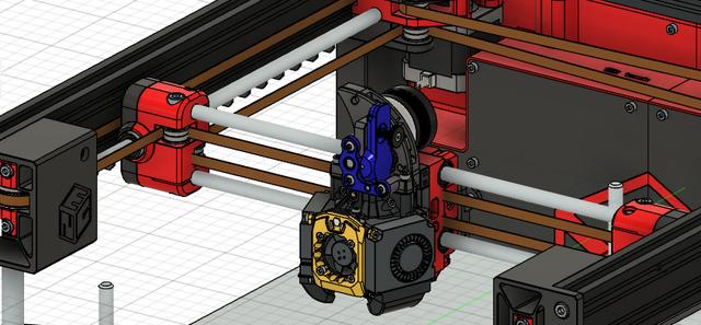 XOL Ender NG Mount Plate Carriage 3D model thumbnail