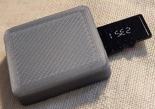 Case for eMMC to uSD adapter 3D model thumbnail