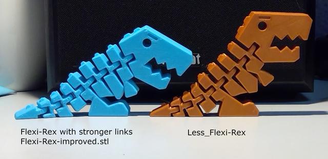 Less Flexi-Rex 3D model thumbnail