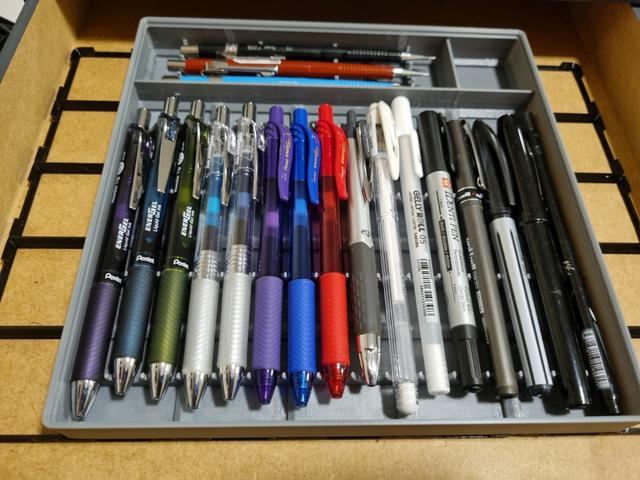 Gridfinity Pencil Trays 3D model thumbnail