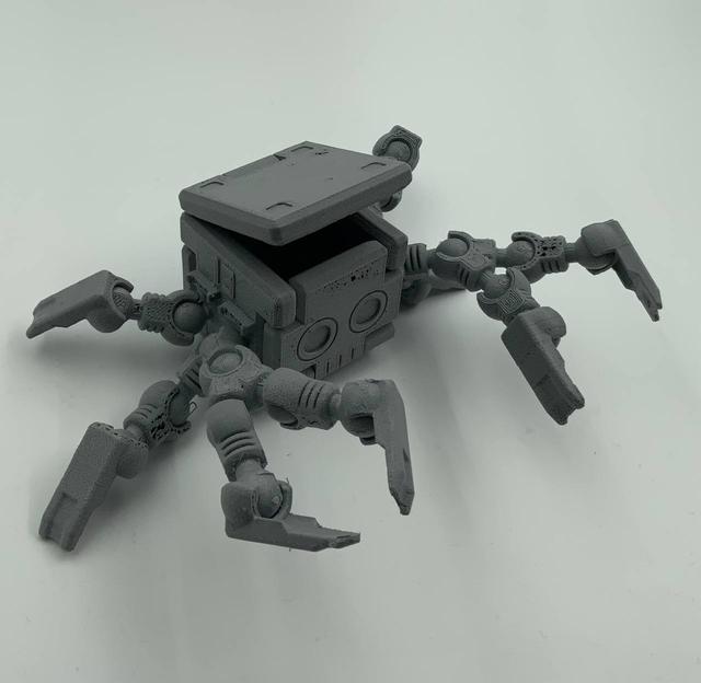 Little Cube Guy - Double Joints remix 3D model thumbnail