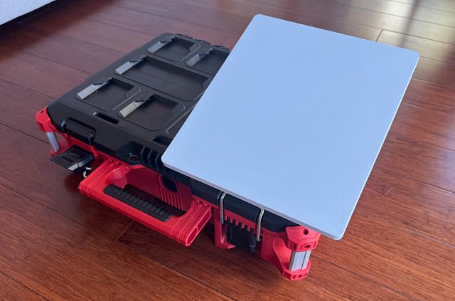 Starlink Mini Pole Top Mount To Milwaukee Packout 3D model thumbnail