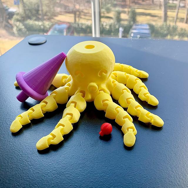 Party Octopus-you assemble! 3D model thumbnail