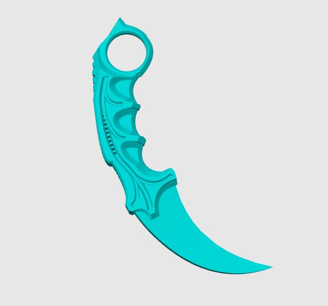 Karambit - New Version! 3D model thumbnail