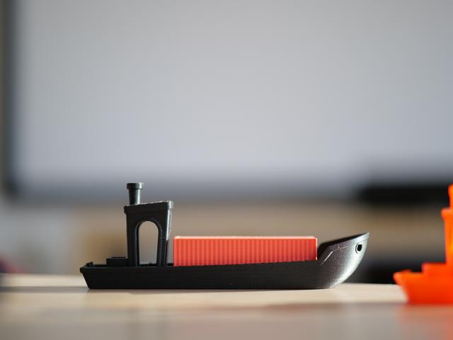 Container Benchy 3D model thumbnail