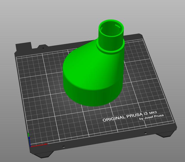 DeWalt DW733 Hose Adapter for Festool Dust Extractor 3D model thumbnail