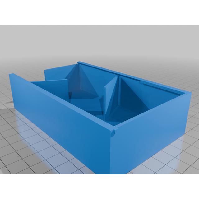 Customizable Dice Tower 3D model thumbnail