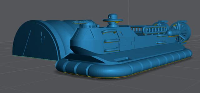 M.A.S.H. Hovercraft  3D model thumbnail