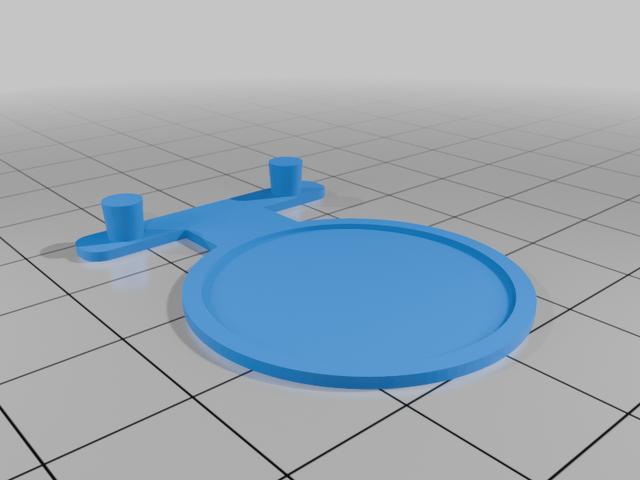  RFID Holder for Kingroon Plastic Spools 3D model thumbnail