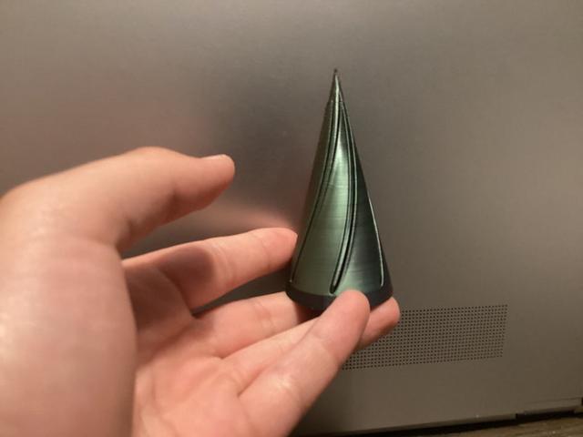 spiral fidget 3D model thumbnail