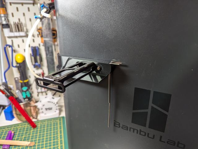 BambuLab Side Spool Holder REMIX - with storage for included allen keys 3D model thumbnail