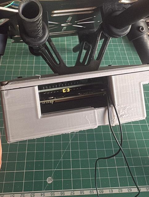 S500/S550 Rail Mount Base for NVIDIA Jetson Orin Nano Developer's Kit Case 3D model thumbnail
