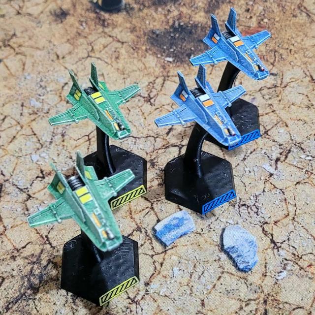 Prussian Cavalry Space Plane (Green Turkey Refit) 3D model thumbnail