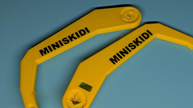 MiniSkidi v3 arms with printed text 3D model thumbnail